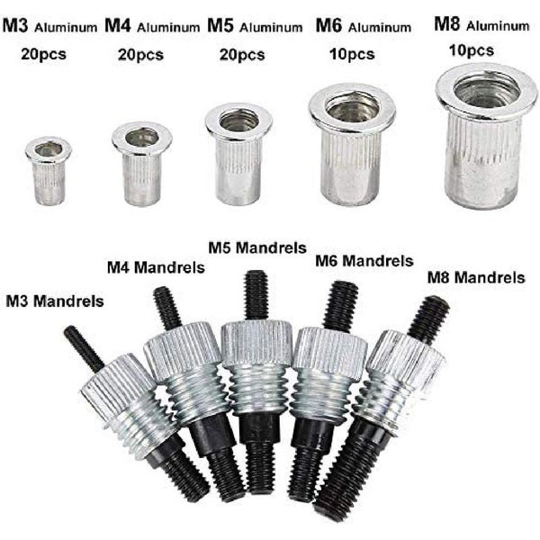 Brand New 86pcs Rivet Nut Kit Set Riveter Tool Rivet Nut Gun*Hot SALE Carousel 2