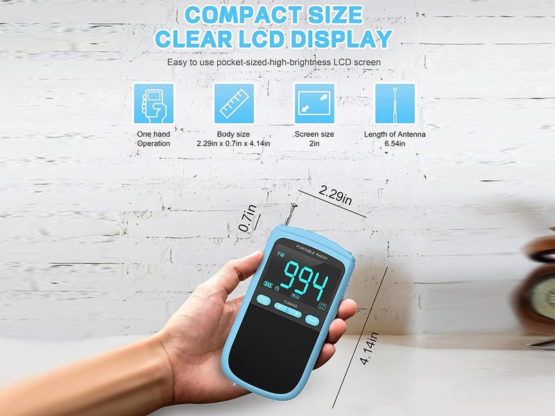 Stereo FM Radio Portable Carousel 2