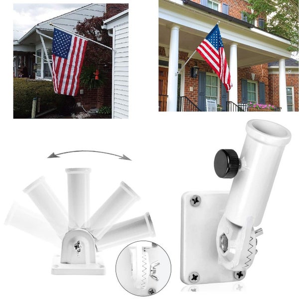 Flag Pole Holder Adjustable Mounting Bracket *Local Buy* Carousel 2