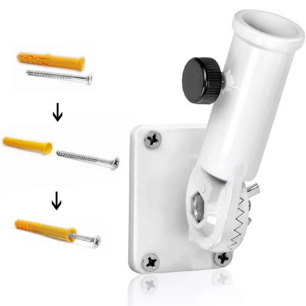 Flag Pole Holder Adjustable Mounting Bracket *Local Buy* Carousel 1