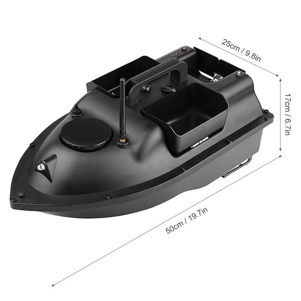 GPS Fishing Bait Boat with 3 Bait Containers Wireless Bait Boat 12000mAh battery Carousel 11