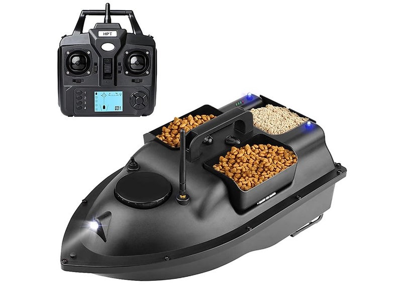 GPS Fishing Bait Boat with 3 Bait Containers Wireless Bait Boat 12000mAh battery Carousel 1