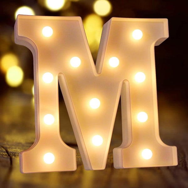 Brand New LED Marquee Letter Light Sign lamp Home Wedding Decor-M *Clearance* Carousel 1