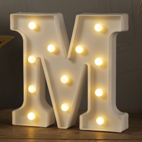 Brand New LED Marquee Letter Light Sign lamp Home Wedding Decor-M *Clearance* Carousel 2