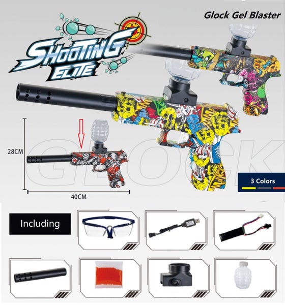 Glock Gel Blaster, Electric, with 10000 extra gel balls. Carousel 1