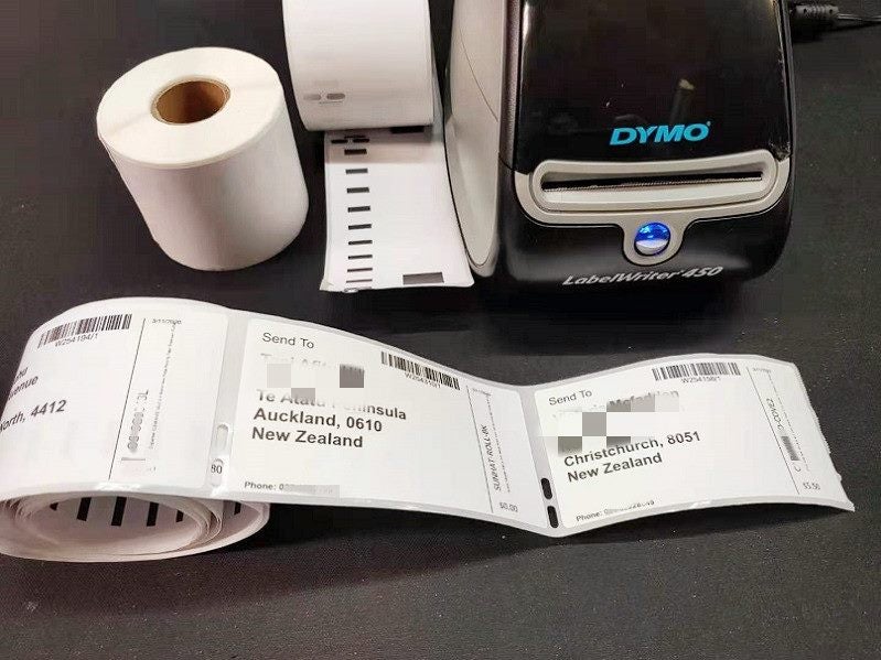 DYMO 99014# Comp. (2 Rolls) 54*101mm 220 Labels/roll Tradevine Labels Carousel 1