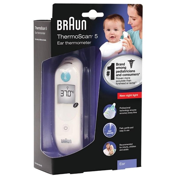 Braun thermoscan 5 Ear thermometer IRT6030 ** Brand New ** Carousel 1