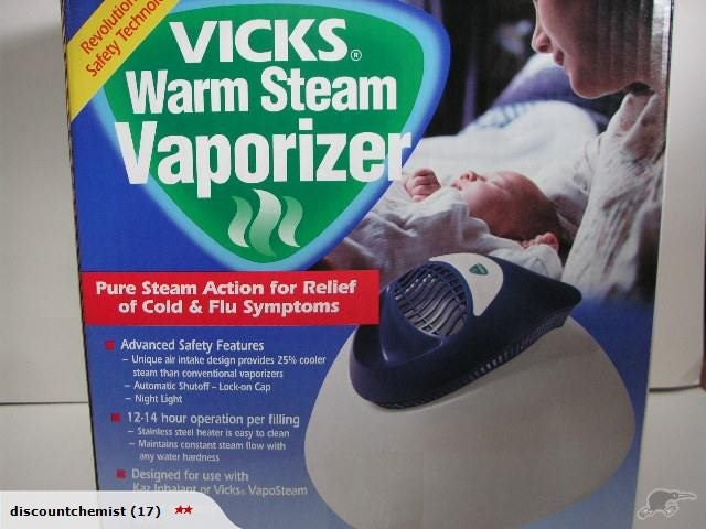 Vicks Warm Steam Vaporiser Brand New Carousel 1