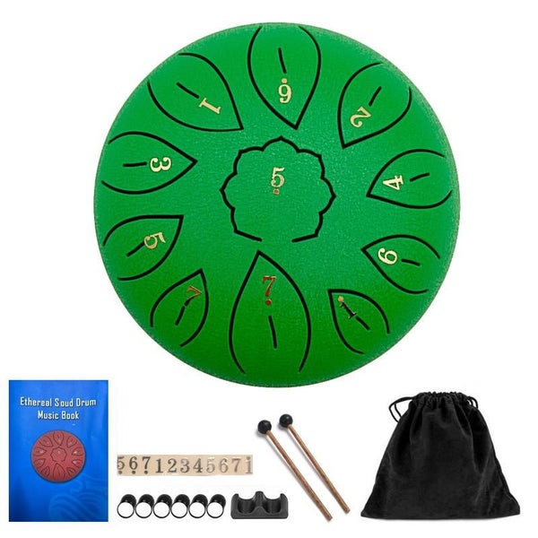 11 Tone 6 Inch C Steel Tongue Drum Percussion Musical Instruments Steel Drums H Carousel 5