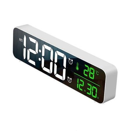 USB Strip Desktop Mirror LED Clock Carousel 1