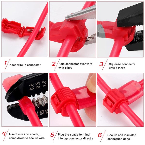 T-Tap Wire Connectors 120PCS Carousel 5