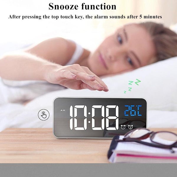 Table Clock Electronic Music LED Clocks Carousel 2