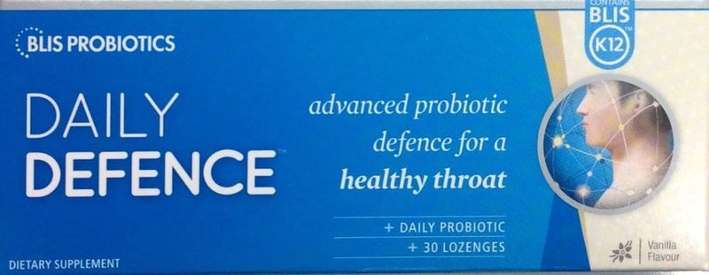 Blis Daily Defence Advanced Probiotic 30 Lozenges Vanilla Carousel 1