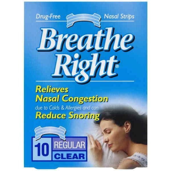 Breathe Right Clear Nasal 10 Strips ** Pakuranga Pharmacy ** Carousel 1