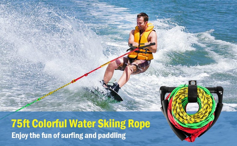 Water skiing rope Surfing rope Wake board Rope Water sports Rope 65FT Carousel 1