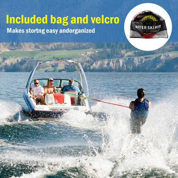 Water skiing rope Surfing rope Wake board Rope Water sports Rope 65FT Carousel 13