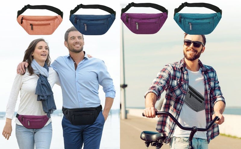 Sports Waist Bag Pack Belt Bag for Travel Walking Running Hiking Cycling Carousel 2