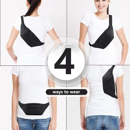 Sports Waist Bag Pack Belt Bag for Travel Walking Running Hiking Cycling Carousel 10