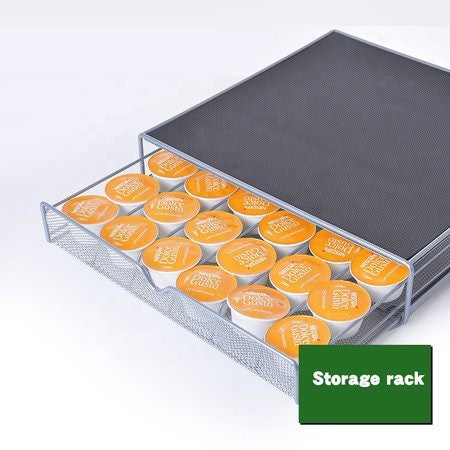 36PCS Coffee Capsules Holder Coffee Pods Storage Box Organizer Carousel 2