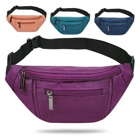 Crossbody Waist Bag Pack Belt Bag Travel Walking Running Hiking Cycling Sports Carousel 1