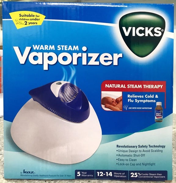 Vicks Warm Steam Vaporiser + Dbl Strength Inhalant ** Pakuranga Pharmacy ** Carousel 1