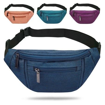 Sports Crossbody Waist Bag Pack Travel Walking Running Hiking Cycling Belt Bag Carousel 2