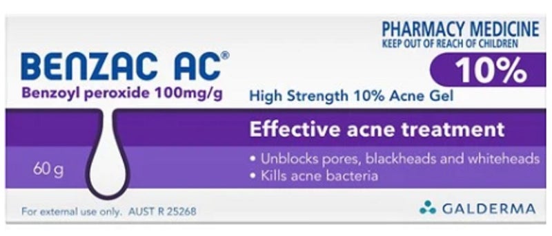 Benzac AC Acne Gel 10% 60g Pharmacy Medicine Carousel 3