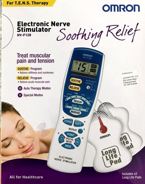 OMRON HVF128 TENS DEVICE MASSAGER 2 yr+ 2 yr Total 4 yr warranty Carousel 1