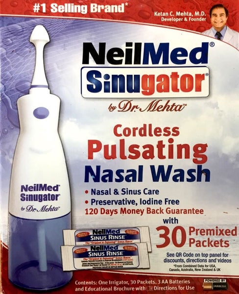 Neilmed Sinugator Cordless Pulsating NasalWash **Pakuranga Pharmacy** Carousel 1