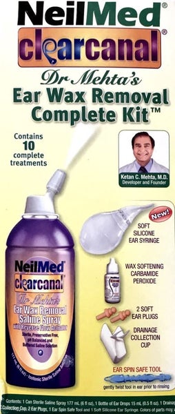 Neilmed ClearCanal Ear Wax Removal System --- **Pakuranga Pharmacy** Carousel 1
