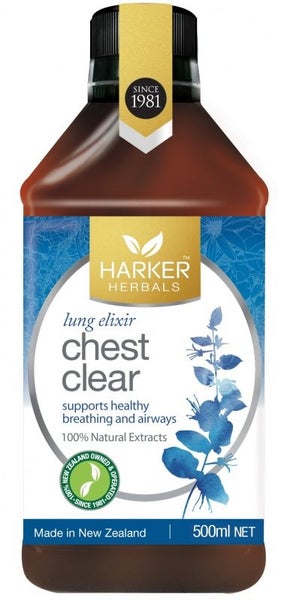 Malcolm Harker 642 Chest Clear Lung Elixir 250ml **Pakuranga Pharmacy** Carousel 1