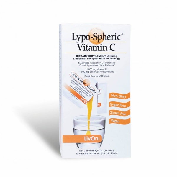 Lypo Spheric Vitamin C 1000mg 30 Packets LIVON ---- **Pakuranga Pharmacy** Carousel 1