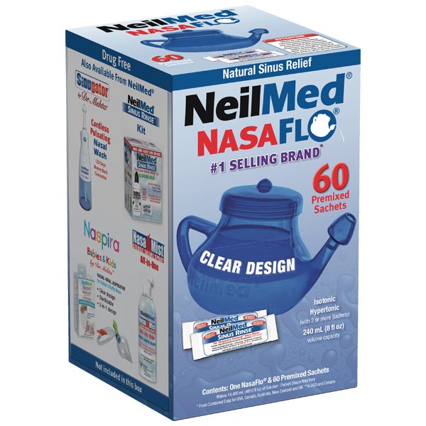 Neilmed Sinus Rinse Neti Pot 60 sachets - **Pakuranga Pharmacy** Carousel 1