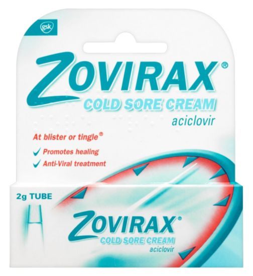 Zovirax (Aciclovir 5%) Cold Sore Cream 2g Tube -**Pakuranga Pharmacy** Carousel 1