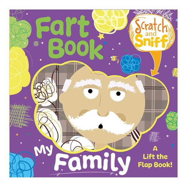 Buddy & Barney Scratch n Sniff Fart Flip Book Family Kids Children Activity 1y+ Carousel 1