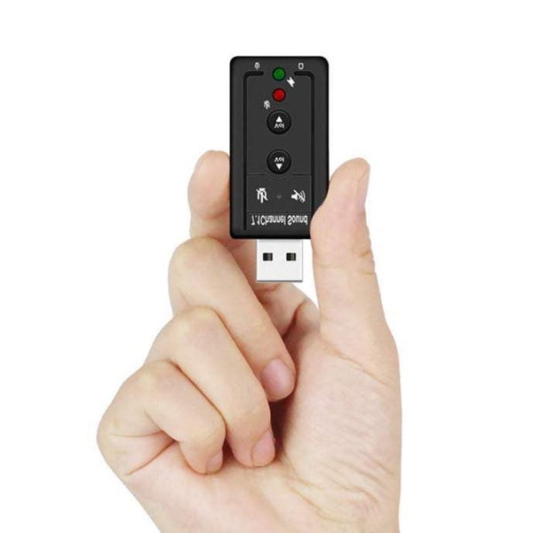 Sound Cards (External) 7.1 External Usb Sound Card To Jack 3.5Mm Headphone Audio Carousel 4