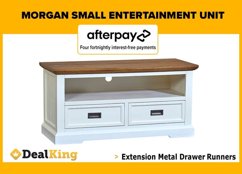 • MORGAN SMALL ENTERTAINMENT UNIT $569 FREE DELIVERY • Carousel 1