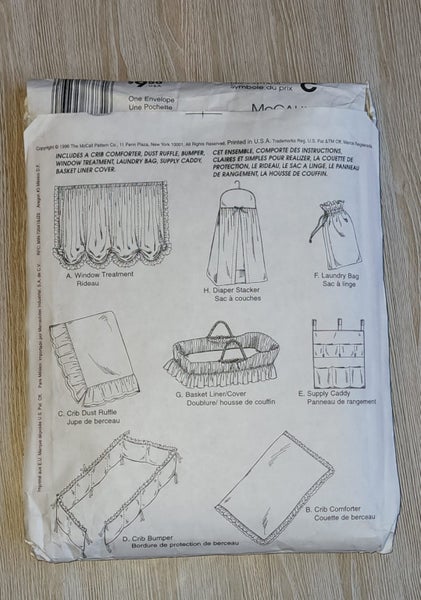 MCCALLS 8373 - CRAFTS - ONE ENVELOPE64529013653506111