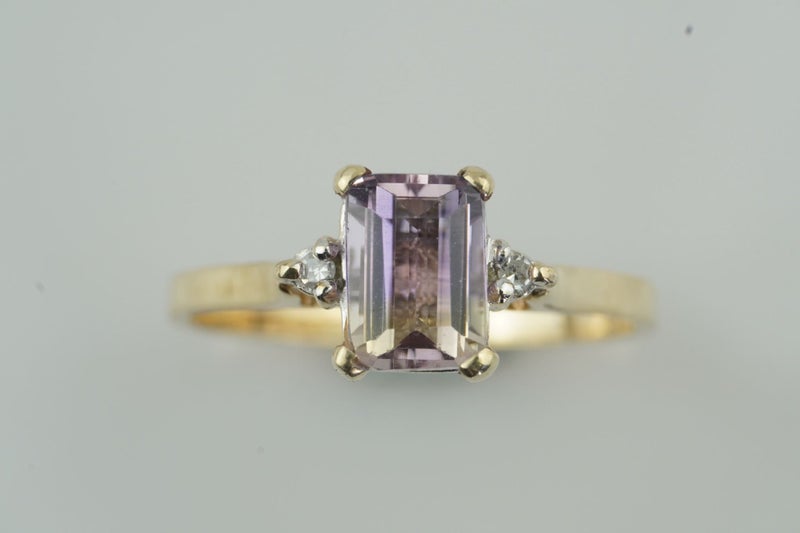 Magnificent Bi-coloured Ametrine & Diamond Ring 9ct SALE Carousel 2