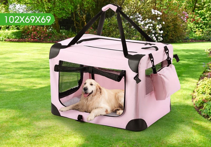 Dog Crate Kennel Soft,Cat Travel Carrier,Pet Cage Carousel 2