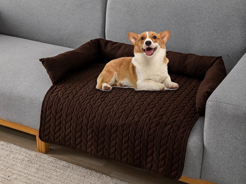 70x70cm Pet Sofa Bed Anti-slip Dog Cat Couch Pad Mat Sofa Protector Coffee Carousel 1