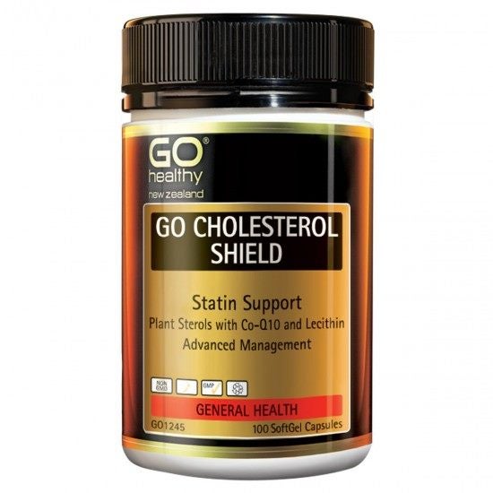 GO HEALTHY Go Cholesterol Shield 100 caps --- **Pakuranga Pharmacy** Carousel 1