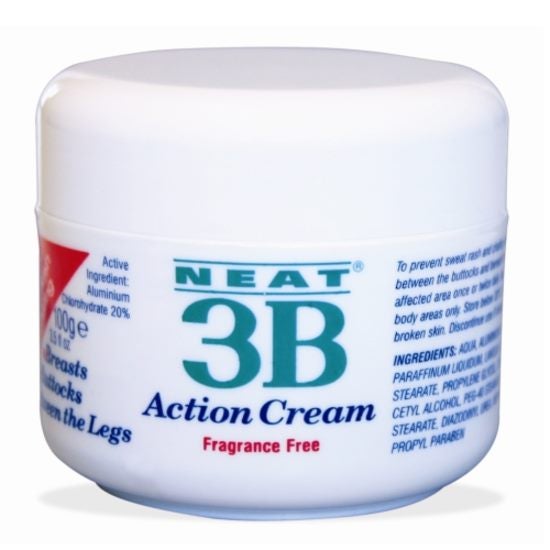 Neat 3B Action Cream 100g for Sweat Rash & Chafing **Pakuranga Pharmacy** Carousel 1