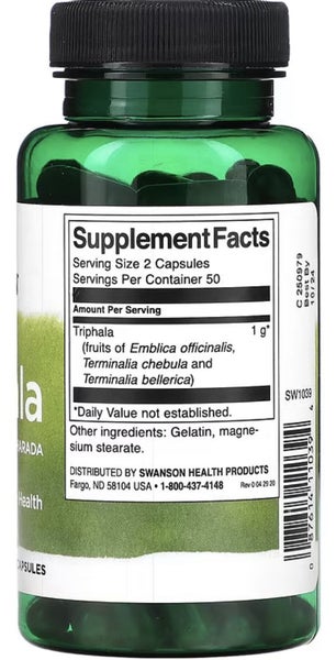 TRIPHALA 500 MG per CAPSULE 100 CAPS - E0527 Carousel 2