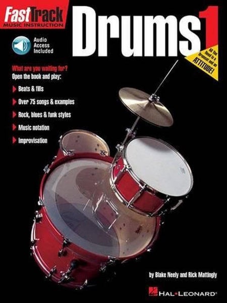 FastTrack - Drums Method 1 by Rick Mattingly - Paperback Carousel 1