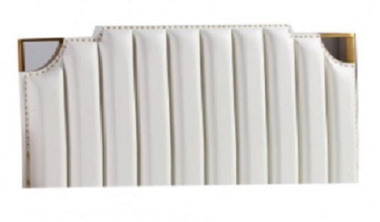 CLEARANCE - Weslee Upholstery Headboard Queen PU - White *65% Off* Last Stocks Carousel 1
