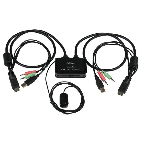 StarTech.com SV211HDUA 2 Port USB HDMI Cable KVM Switch Carousel 1