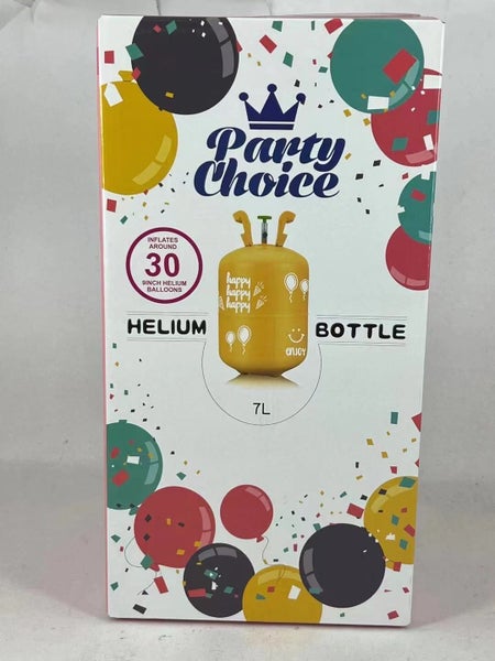 7L Helium Gas Balloon Tank With 30 Party Balloons Carousel 1