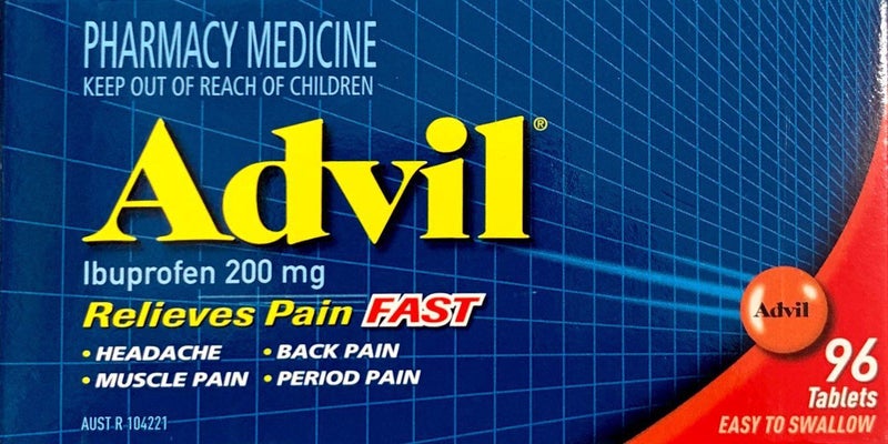 Advil Ibuprofen 200mg 96 Tablets For Pain Relief Carousel 1