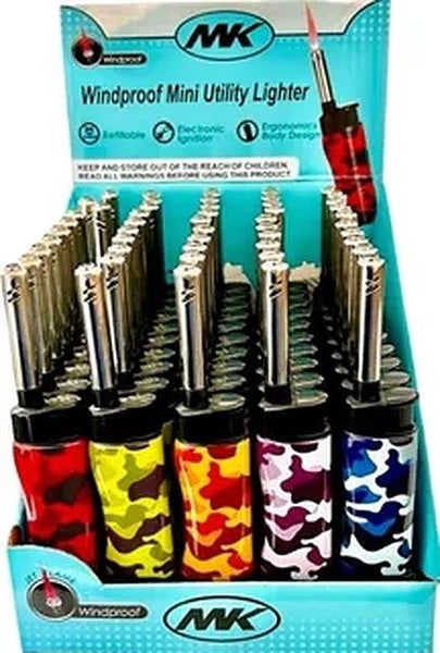 MK Camouflage 50pcs Windproof Lighter Carousel 1